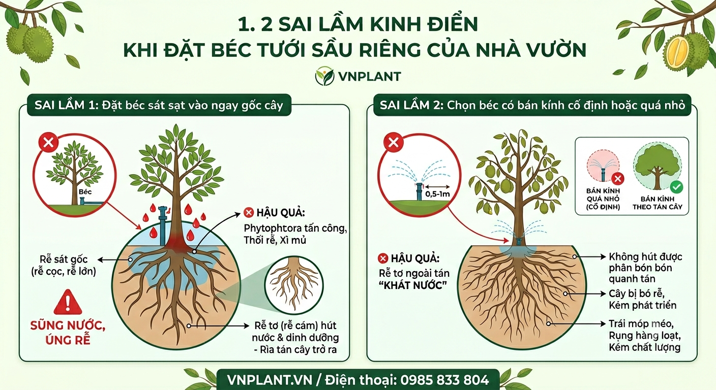 sai lam khi lap dat bec tuoi sau rteng